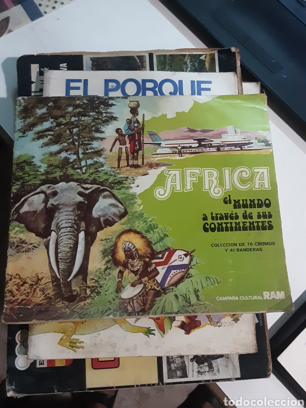 Collezionismo &Aacute;lbum: &Aacute;lbum de cromos &Aacute;frica el mundo a trav&eacute;s de sus continente COMPLETO