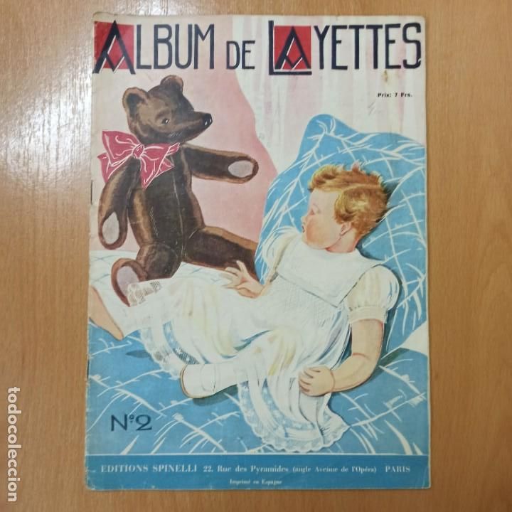Coleccionismo &Aacute;lbum: ALBUM DE LAYETTES - N&ordm;2 - EDITIONS SPINELLI - IMPRESO EN ESPA&Ntilde;A