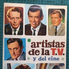Coleccionismo Álbum: ALBUM ARTISTAS DE LA TV Y EL CINE ¡COMPLETO!. Lote 363191810