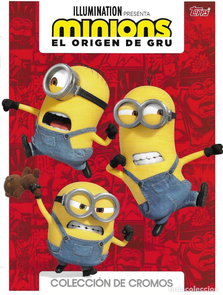 Coleccionismo &Aacute;lbum: TOPPS -- MINIONS -- EL ORIGEN DE GRU -- &Aacute;LBUM PLANCHA Y CROMOS POR PEGAR