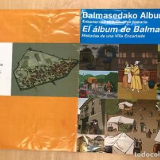 Coleccionismo Álbum: EL ALBUM DE BALMASEDA. HISTORIAS DE UNA VILLA ENCARTADA. BIZKAIA. HISTORIA EN CROMOS 1987. COMPLETO. Lote 363513930