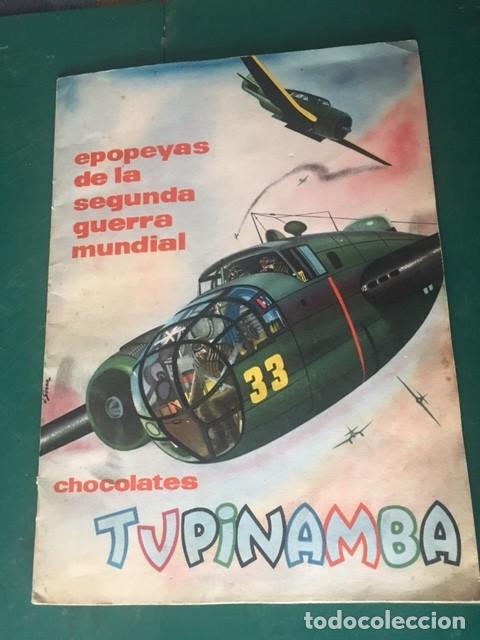 Coleccionismo &Aacute;lbum: EPOPEYA DE LA 2&ordf; GUERRA MUNDIAL. COMPLETO. CROMOS PEGADOS SOLO POR ARRIBA