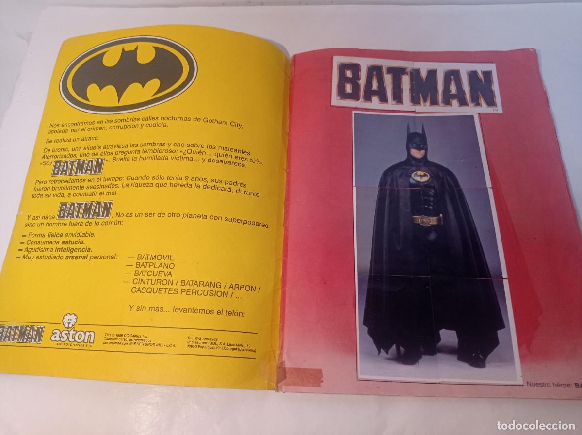 álbum cromos completo película batman 1989 toda - Compra venta en  todocoleccion