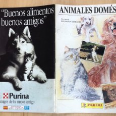 Coleccionismo Álbum: ALBUM CROMOS ANIMALES DOMESTICOS. PANINI. COMPLETO. Lote 364032791