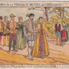 Coleccionismo Álbum: HISTORIA DE LA VIDA DE MIGUEL DE CERVANTES. CROMO Nº 9. CHOCOLATE ROYAL. Lote 364041846