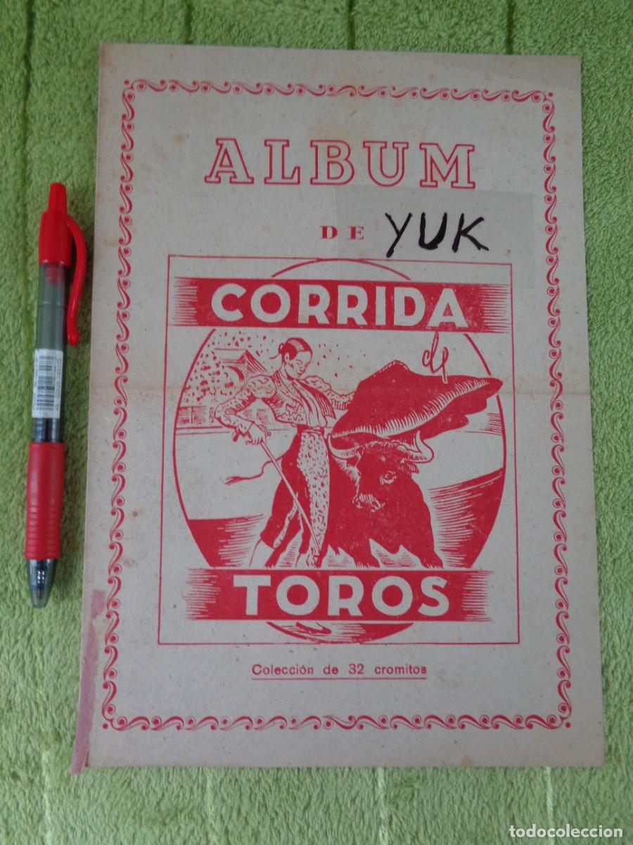 Collectable Albums: RARO ALBUM CROMOS CORRIDA DE TOROS (COMPLETO CON LOS CROMOS SIN PEGAR) EDIT.CASULLERAS A&Ntilde;OS 50