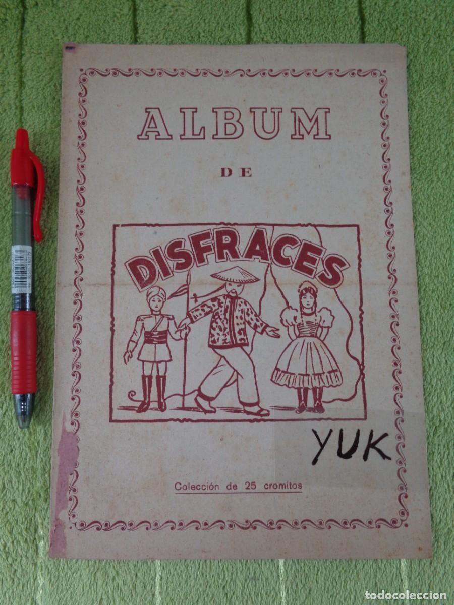 Collectable Albums: ALBUM CROMOS DISFRACES (COMPLETO Y CON LOS CROMOS SIN PEGAR) EDITORIAL CASULLERAS A&Ntilde;OS 50