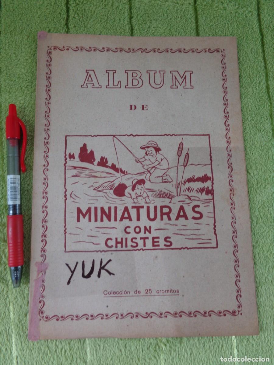 Collectable Albums: ALBUM DE MINIATURAS CON CHISTES - EDIT. CASULLERAS A&Ntilde;OS 50 COMPLETO Y CON LOS CROMOS SIN PEGAR