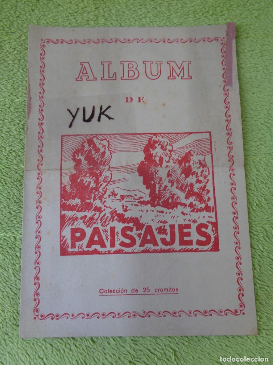 Collectable Albums: ALBUM CROMOS PAISAJES (COMPLETO) EDIT. CASULLERAS A&Ntilde;OS 50 - CON LOS CROMOS SIN PEGAR