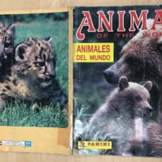 Coleccionismo Álbum: ALBUM CROMOS ANIMALES DEL MUNDO ANIMALS OF THE WORLD. PANINI. COMPLETO. Lote 366210311