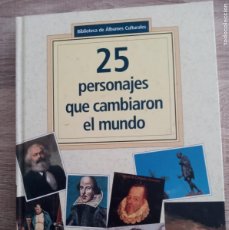 Coleccionismo Álbum: ALBUM CROMOS .25 PERSONAJES QUE CAMBIARON EL MUNDO.1994