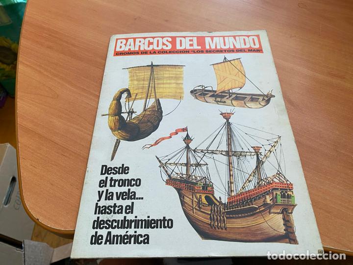 Collectable Albums: ALBUM BARCOS DEL MUNDO LOS SECRETOS DEL MAR. COMPLETO A FALTA DEL N&ordm; 43 (COIB189)