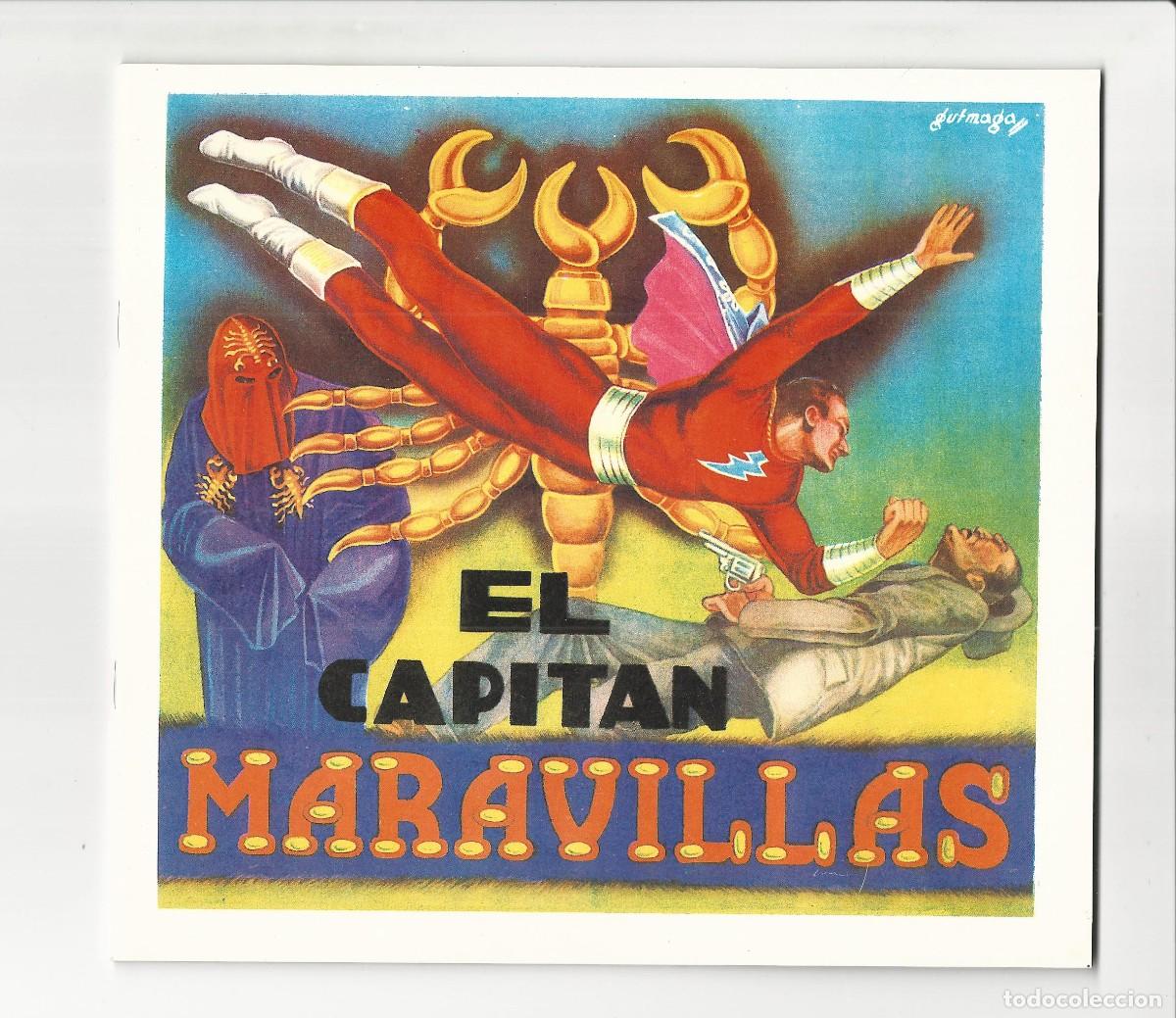 Colecionismo Caderneta: Album de cromos. Fher. El capit&aacute;n Maravillas. Facs&iacute;mil. Cromos impresos.