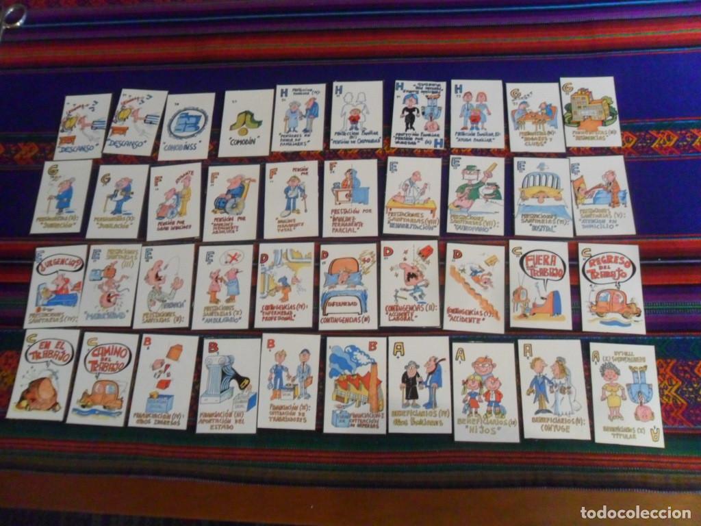 Collectable Albums: LA SEGURIDAD SOCIAL INSS COMPLET0 40 CROMOS. A&Ntilde;OS 80. 8,5X5,5 CMS. FOTO DE TODOS. RAROS.