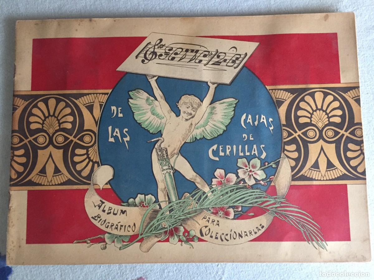 Collezionismo &Aacute;lbum: ALBUM BIOGRAFICO DE LAS CAJAS DE CERILLAS. GRANDES M&Uacute;SICOS COMPLETO