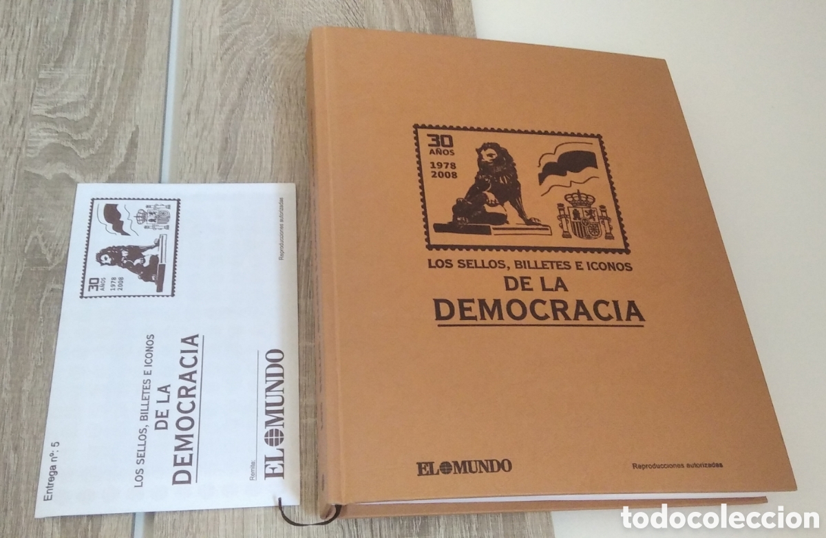 Collectionnisme Album: COLECCION COMPLETA LOS SELLOS, BILLETES E ICONOS DE LA DEMOCRACIA