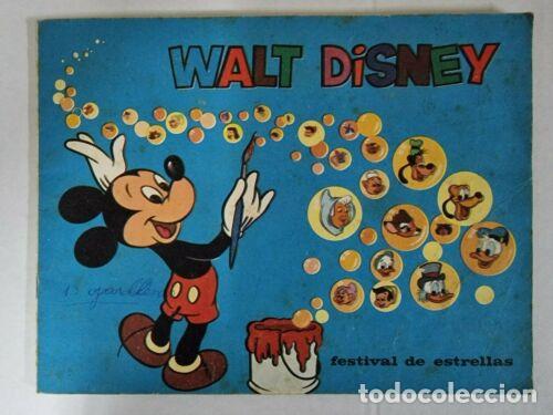 Collectionnisme Album: Album Festival de Estrellas.Walt Disney.Completo 96 cromos.Chicles Bazooka