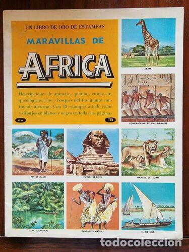 Collectionnisme Album: Album Maravillas de Africa.Completo 48 cromos.Novaro