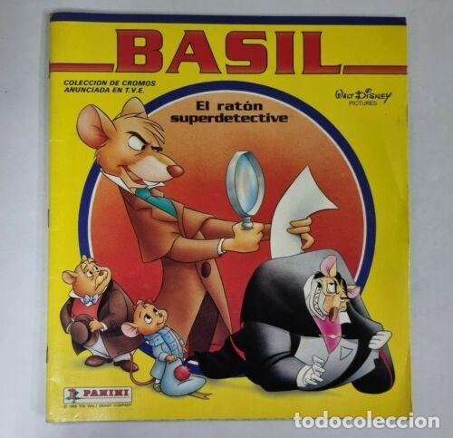 Collectionnisme Album: Basil.Raton Superdetective.Album Completo 225 cromos.Walt Disney.Panini
