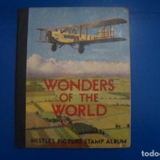 Coleccionismo Álbum: ALBUM COMPLETO DE WONDERS OF THE WORLD 19?? EN INGLÉS DE NESTLÉ. Lote 372199656