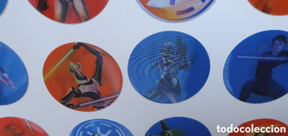 Coleccionismo &aacute;lbum: Star wars: set completo de 12 discos Clone Wars UK - Foto 5