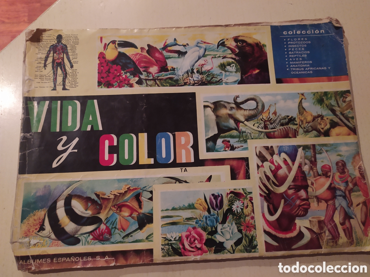 Coleccionismo &aacute;lbum: Album Vida y Color - Foto 1