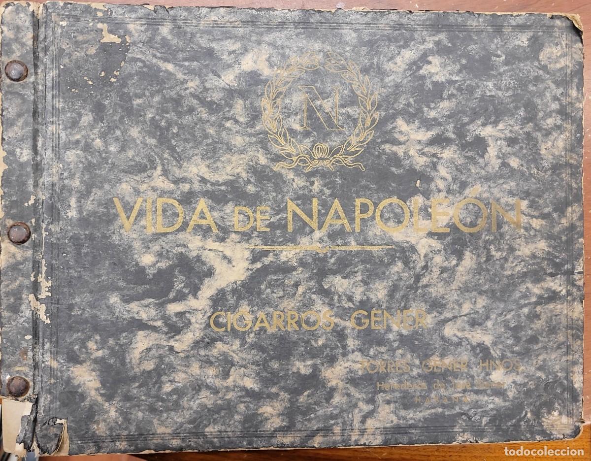 Collectable Albums: ALBUM DE CROMOS VIDA DE NAPOLE&Oacute;N. CIGARROS GENER. HABANA