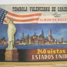 Coleccionismo Álbum: 240 VISTAS DE ESTADOS UNIDOS-ALBUM COMPLETO-TOMBOLA VALENCIANA DE CARIDAD-VER FOTOS-(K-8020). Lote 374560894