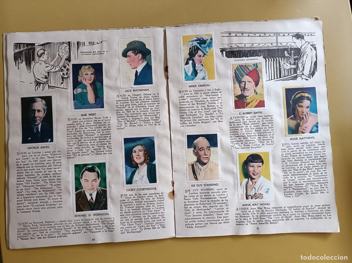Coleccionismo &aacute;lbum: estrellas de cine 1936 - Foto 2