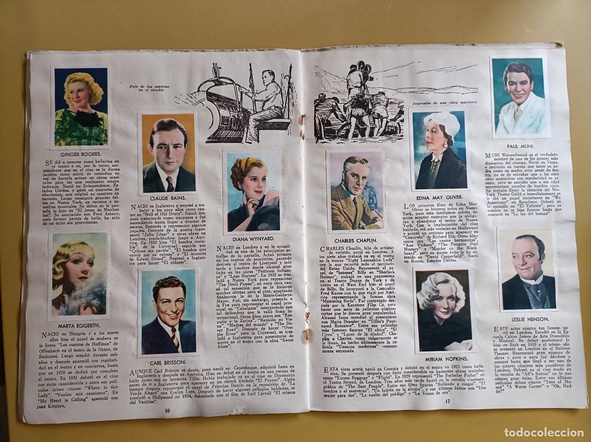 Coleccionismo &aacute;lbum: estrellas de cine 1936 - Foto 3
