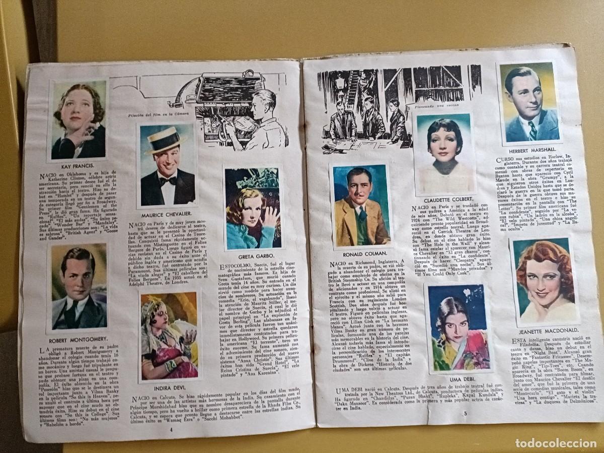 Coleccionismo &aacute;lbum: estrellas de cine 1936 - Foto 4