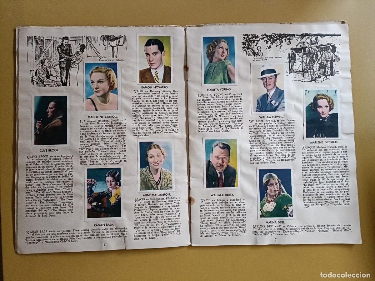 Coleccionismo &aacute;lbum: estrellas de cine 1936 - Foto 5