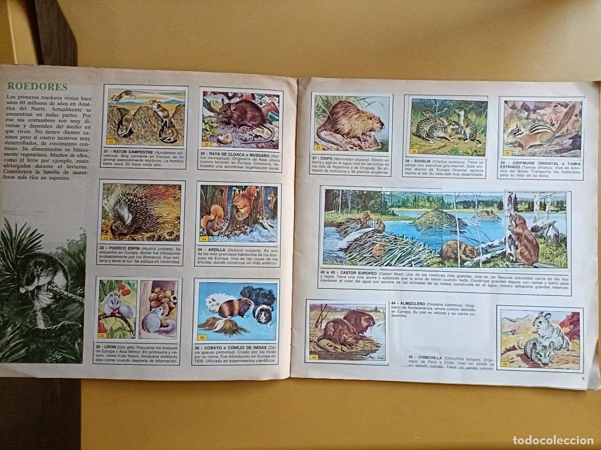 Coleccionismo &aacute;lbum: mamiferos, album completo - Foto 5
