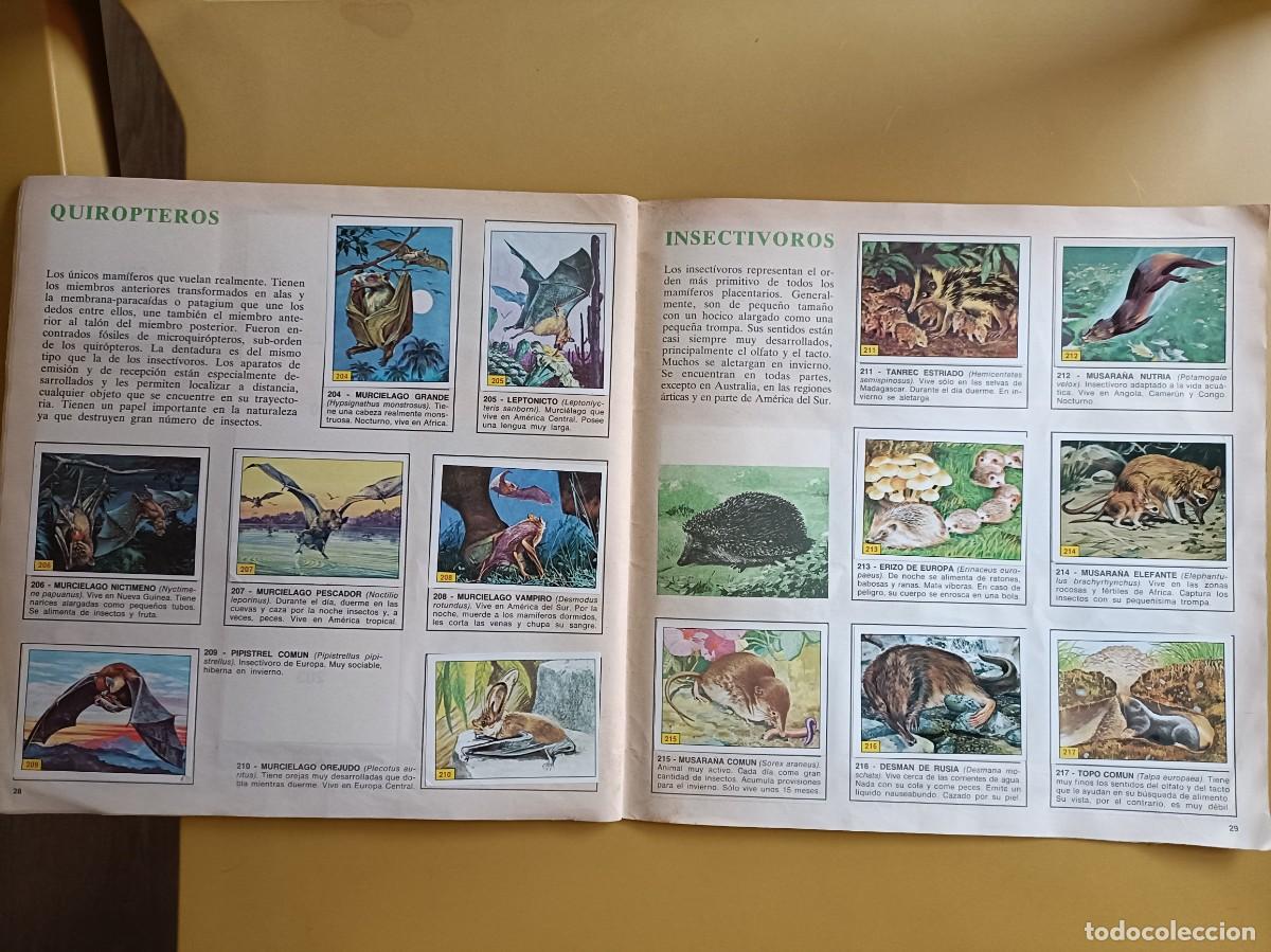 Coleccionismo &aacute;lbum: mamiferos, album completo - Foto 14