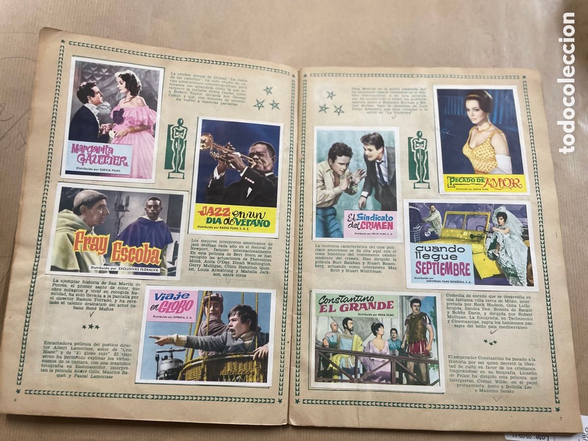 Coleccionismo &aacute;lbum: Album Cine 1962 (&Eacute;xitos Del A&ntilde;o ) - Foto 5