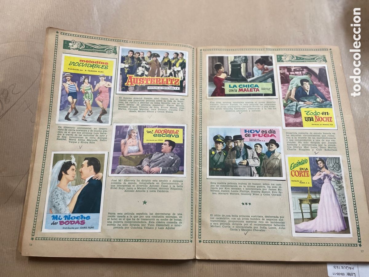 Coleccionismo &aacute;lbum: Album Cine 1962 (&Eacute;xitos Del A&ntilde;o ) - Foto 10