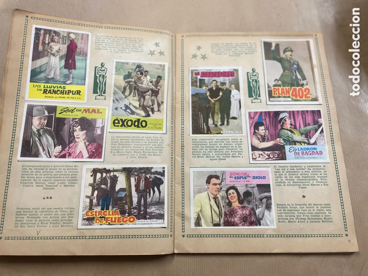 Coleccionismo &aacute;lbum: Album Cine 1962 (&Eacute;xitos Del A&ntilde;o ) - Foto 11