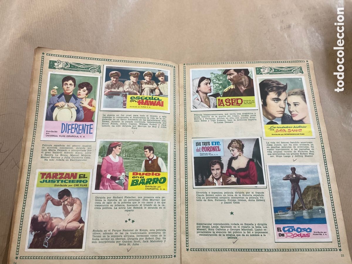 Coleccionismo &aacute;lbum: Album Cine 1962 (&Eacute;xitos Del A&ntilde;o ) - Foto 14
