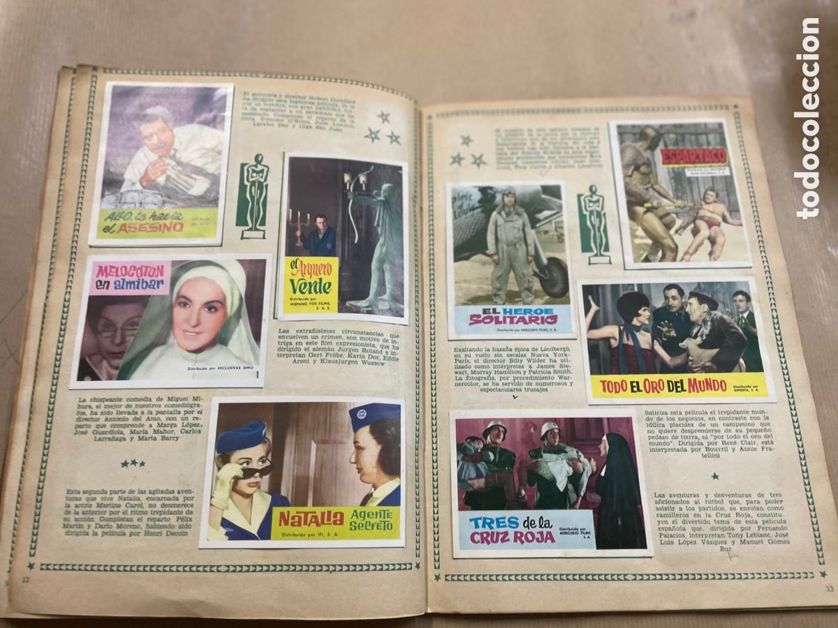 Coleccionismo &aacute;lbum: Album Cine 1962 (&Eacute;xitos Del A&ntilde;o ) - Foto 18