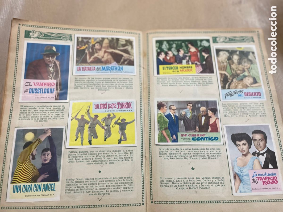 Coleccionismo &aacute;lbum: Album Cine 1962 (&Eacute;xitos Del A&ntilde;o ) - Foto 19