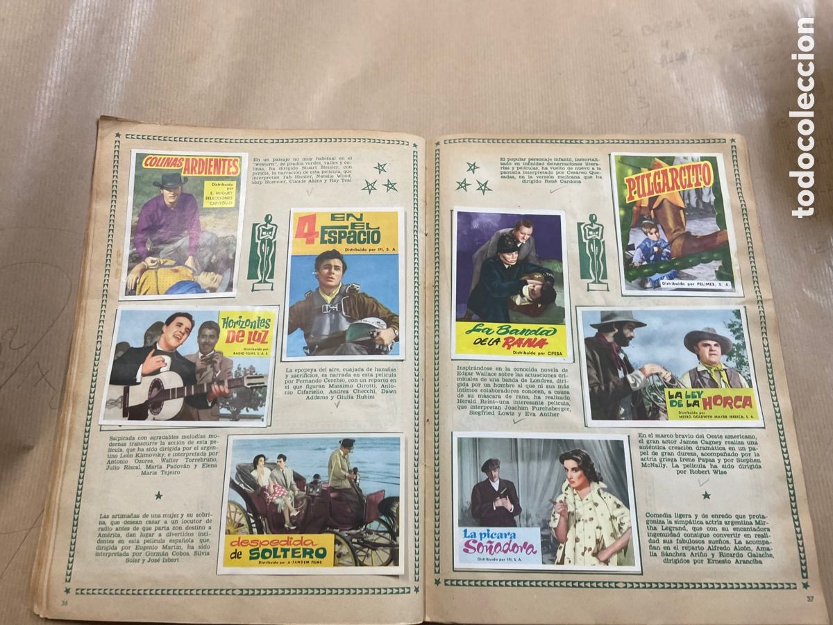 Coleccionismo &aacute;lbum: Album Cine 1962 (&Eacute;xitos Del A&ntilde;o ) - Foto 20