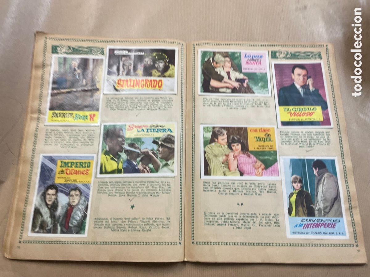 Coleccionismo &aacute;lbum: Album Cine 1962 (&Eacute;xitos Del A&ntilde;o ) - Foto 21