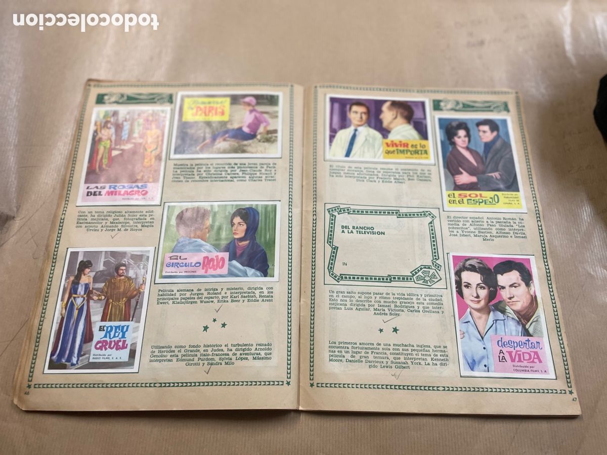 Coleccionismo &aacute;lbum: Album Cine 1962 (&Eacute;xitos Del A&ntilde;o ) - Foto 24