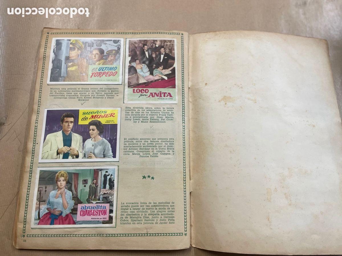 Coleccionismo &aacute;lbum: Album Cine 1962 (&Eacute;xitos Del A&ntilde;o ) - Foto 28