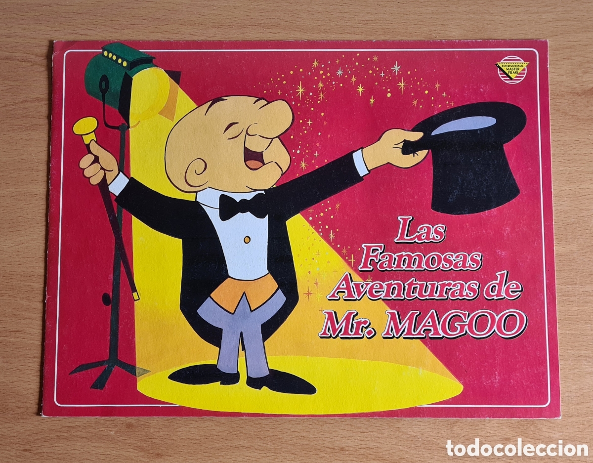 Collezionismo &Aacute;lbum: Las Famosas Aventuras de Mr. Magoo - UPA Pictures Inc &Aacute;lbum D&iacute;ptico Cromos Promoci&oacute;n Pel&iacute;culas Video