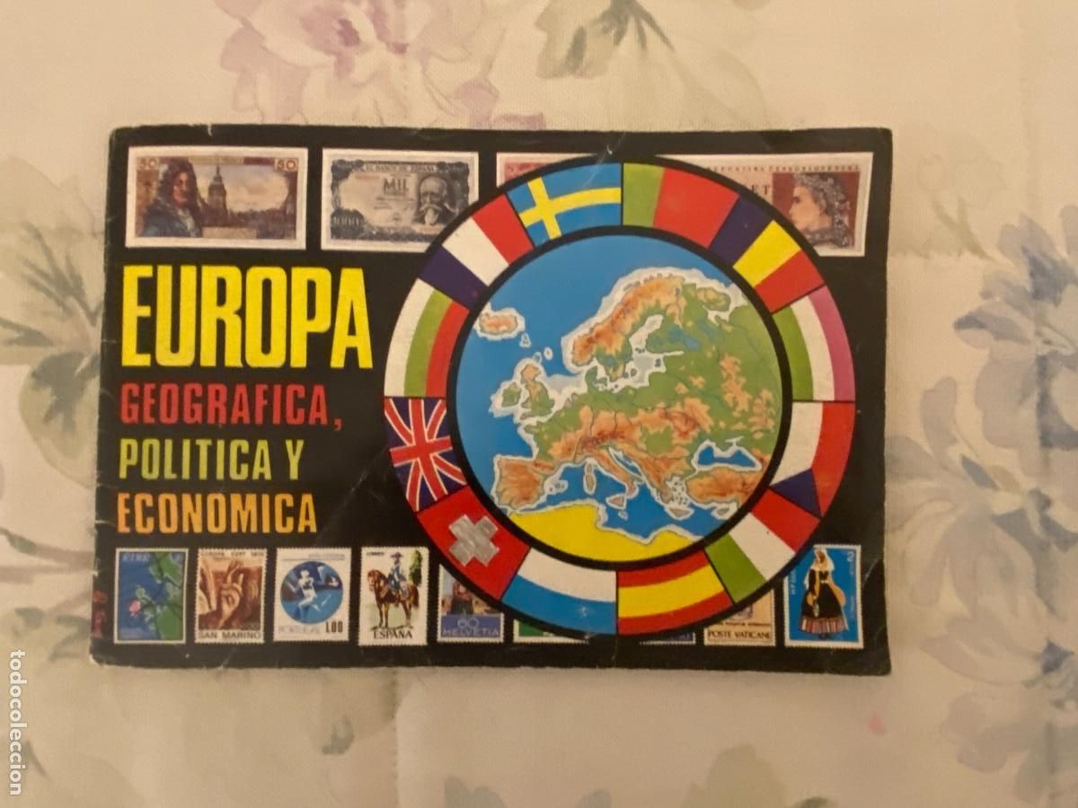 Collectable Albums: EUROPA GEOGRAFICA, POLITICA Y ECONOMICA CHOCOLATES HUESO COMPLETO BUEN ESTADO