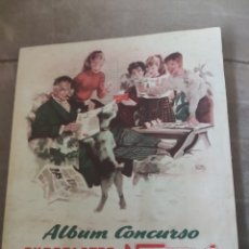 Coleccionismo Álbum: ALBUM CONCURSO LÍNEA ROJA INFERIOR, CHOCOLATES NESTLÉ. COMPLETO 1955. Lote 384162534