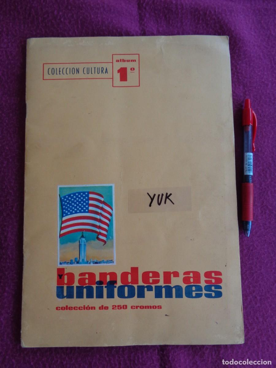 Colecionismo Caderneta: ALBUM, BANDERAS Y UNIFORMES, COLECCION CULTURA COMPLETO - ALBUM 1