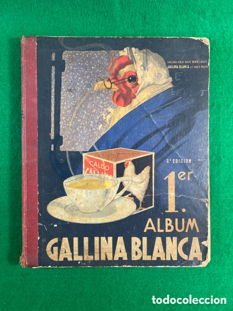 Collectable Albums: 1 ALBUM GALLINA BLANCA - &Aacute;LBUM COMPLETO - GALLINA BLANCA.+-----------------------+