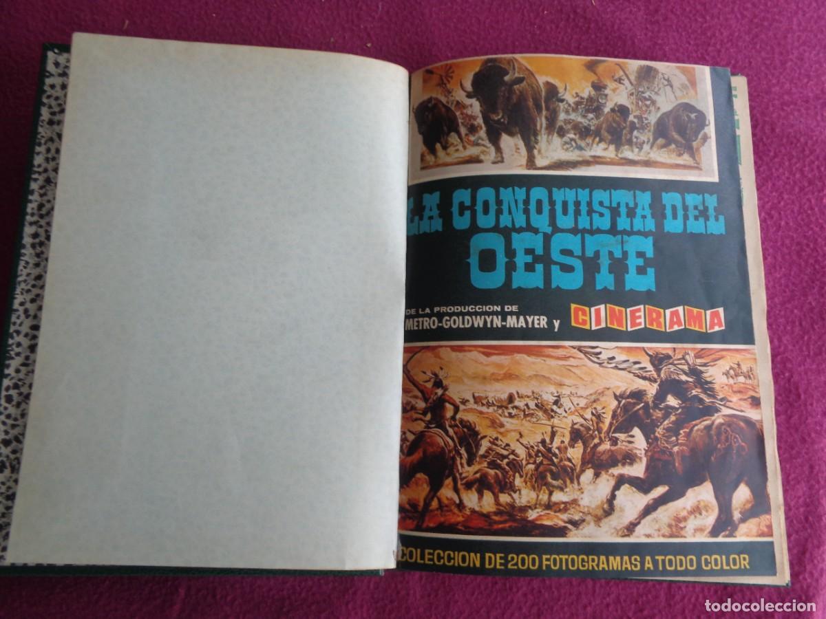Collectable Albums: Album completo encuadernado de la pelicula de cine La conquista del oeste, 1963, Bruguera